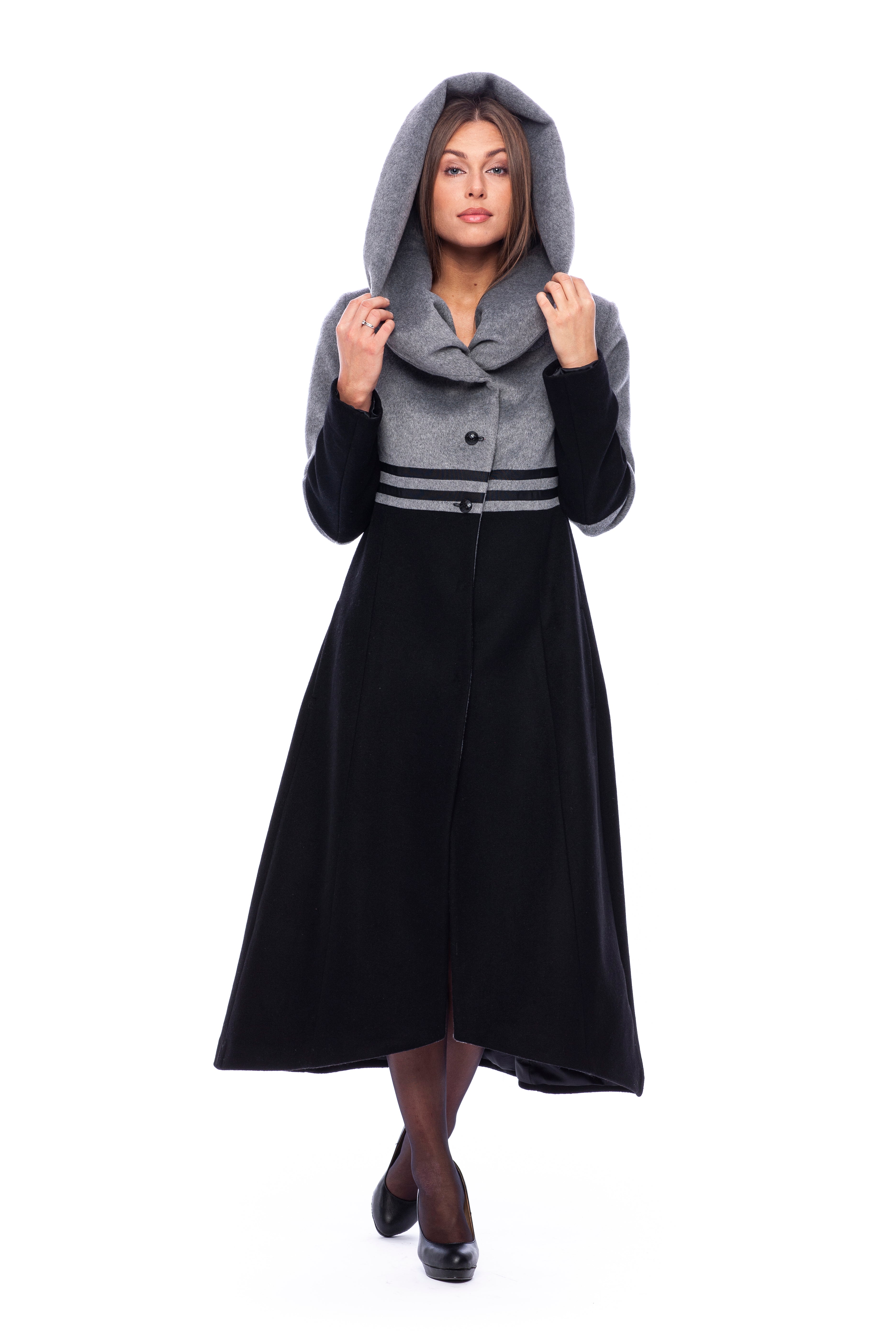 Vilnonis paltas „Emily“