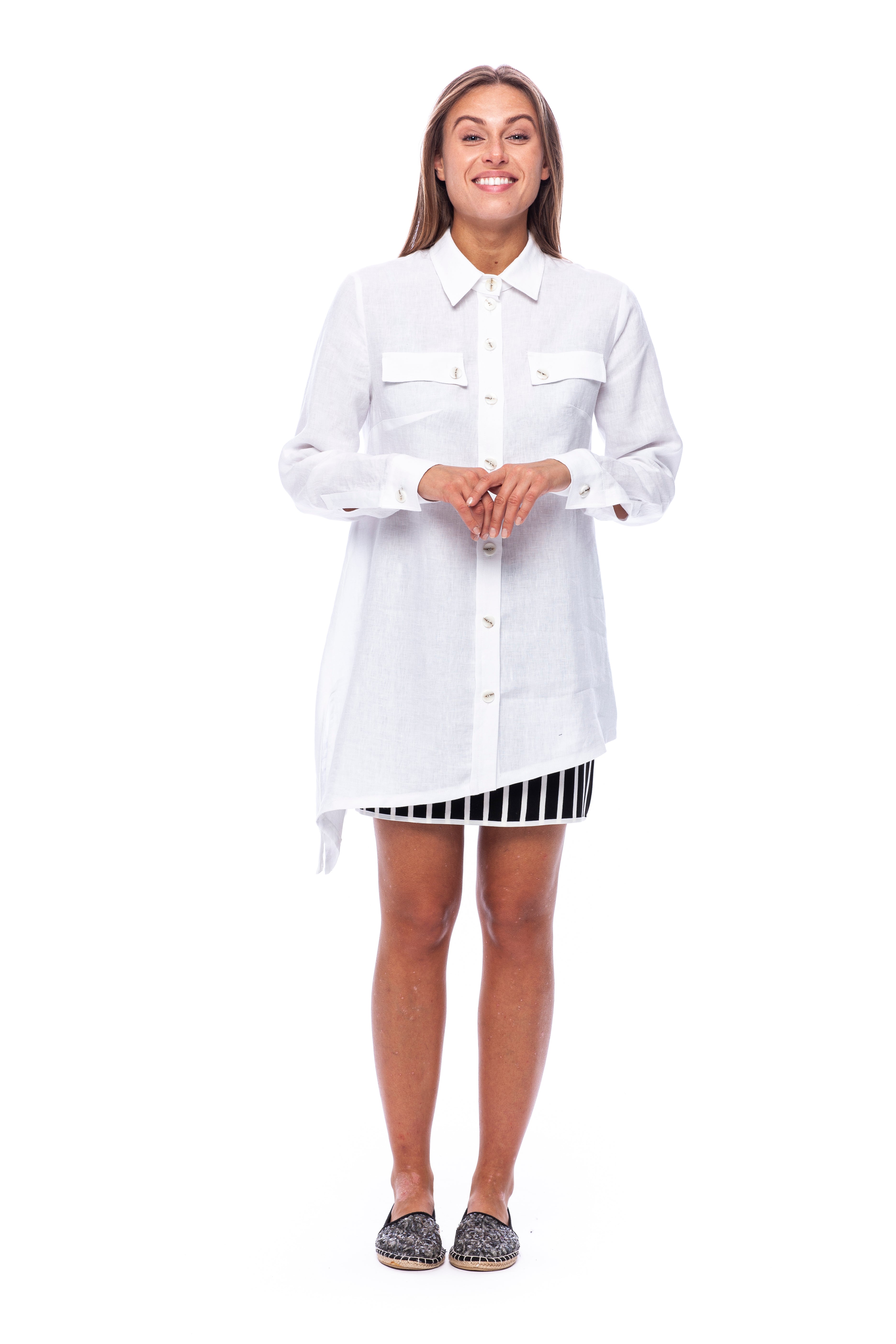 Lininiai marškiniai „Tulip“